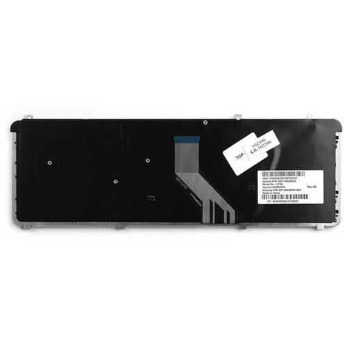 Клавиатура для ноутбука HP Pavilion DV6-1000 DV6-2000 Series Г-образный Enter Черная без рамки PN MP-08A96D0-92 1370₽