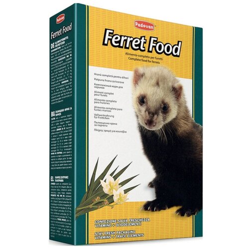 Padovan Ferret Food основной корм для хорьков 750 гр (2 шт) корм для хорьков beaphar care 2 кг