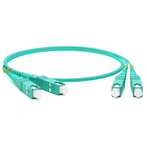 Патч-корд волоконно-оптический Hyperline FC-D2-503-SC/PR-SC/PR-H-3M-LSZH-AQ 3.0m кабель витая пара патч корд greenconnect gcr lnc616 0 3m