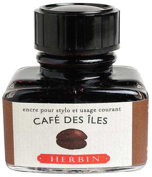 Чернила Herbin Café des iles для перьевых ручек, светло-коричневый, 30 мл