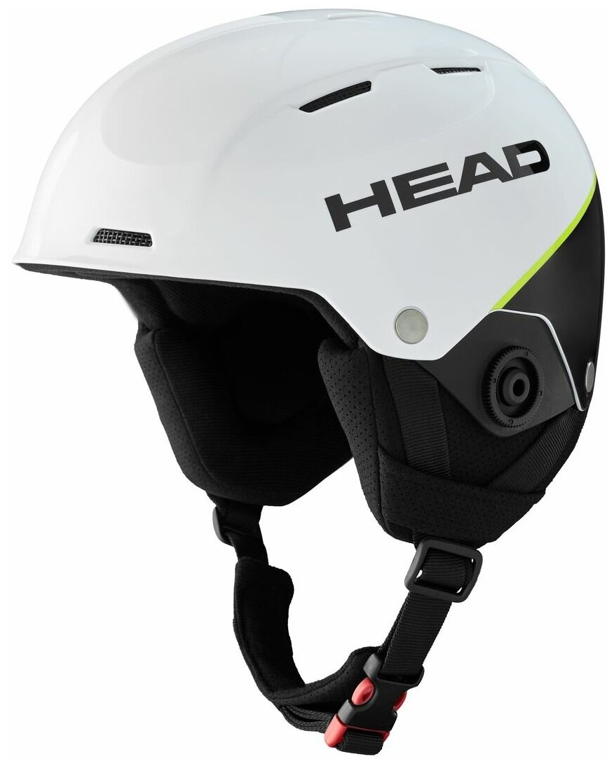 Горнолыжный шлем Head TEAM SL + Chinguard white/black (Размер:52-55 см)