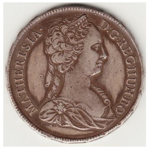 (1741) Монета Австро-Венгрия 1741 год 1 талер Мария Терезия Серебро Ag 875 VF