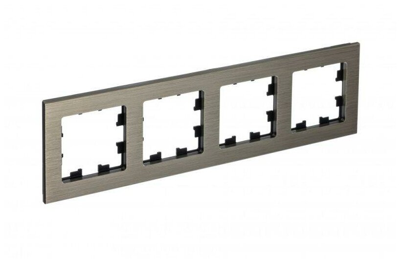 Рамка 4-м AtlasDesign Nature металл латунь ATN312204 Schneider Electric