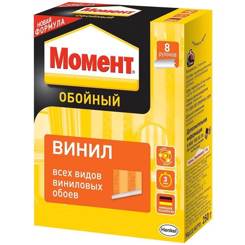 Клей для обоев MOMENT винил 250 гр.