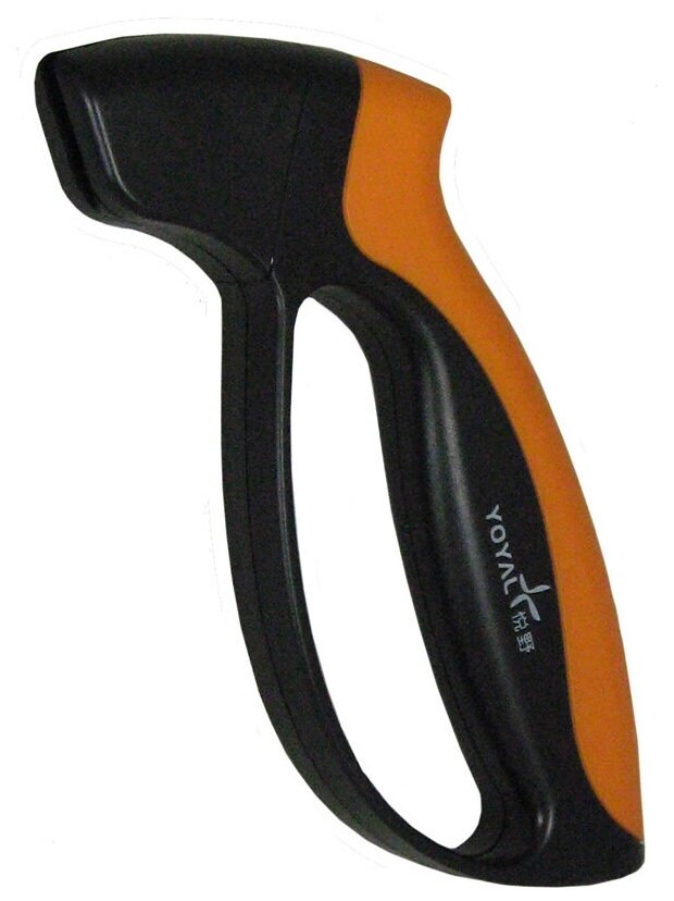 Механическая точилка для ножей Yoyal TY1708, оранжевый/черный - фотография № 1