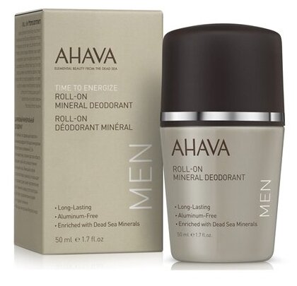 Дезодорант Ahava Roll-On Mineral Deodorant For Men, 50 мл