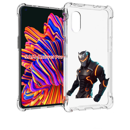 чехол mypads жук для samsung galaxy xcover pro 1 задняя панель накладка бампер Чехол MyPads fortnite-1 для Samsung Galaxy Xcover Pro 1 задняя-панель-накладка-бампер