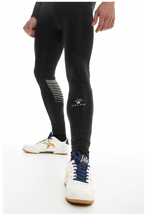 Тайтсы мужские спортивные KELME Tight Trousers, черные, размер S