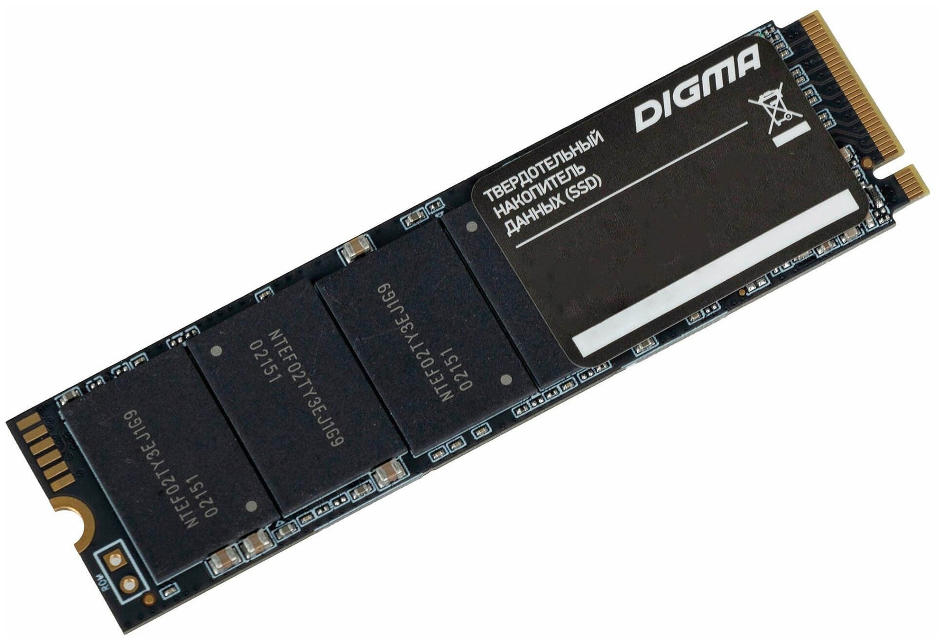 SSD накопитель Digma Meta G2 DGSM4001TG23T 1ТБ, M.2 2280, PCI-E 4.0 x4, NVMe, M.2, rtl