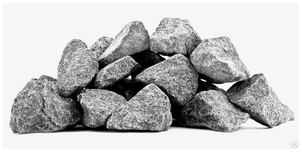 Камень для печи в баню и сауну ERKKIA "Базальт" колоты, мелкая фракция (ведро 10 кг) - фотография № 3