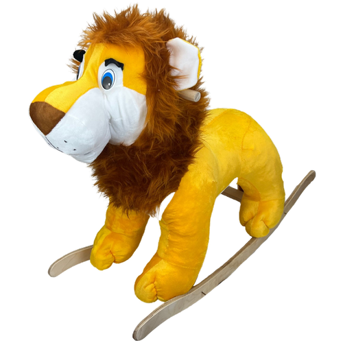 Детская качалка Лев, мягкая игрушка для малышей, подарок ребенку на день рождения детская качалка лев желтый игрушка для малышей подарок ребенку на день рождения