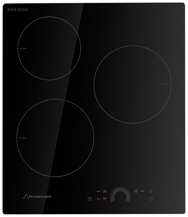 Электрическая встраиваемая варочная панель Schaub Lorenz SLK CY 40 H5, 45см, черный, стеклокерамика - фотография № 2