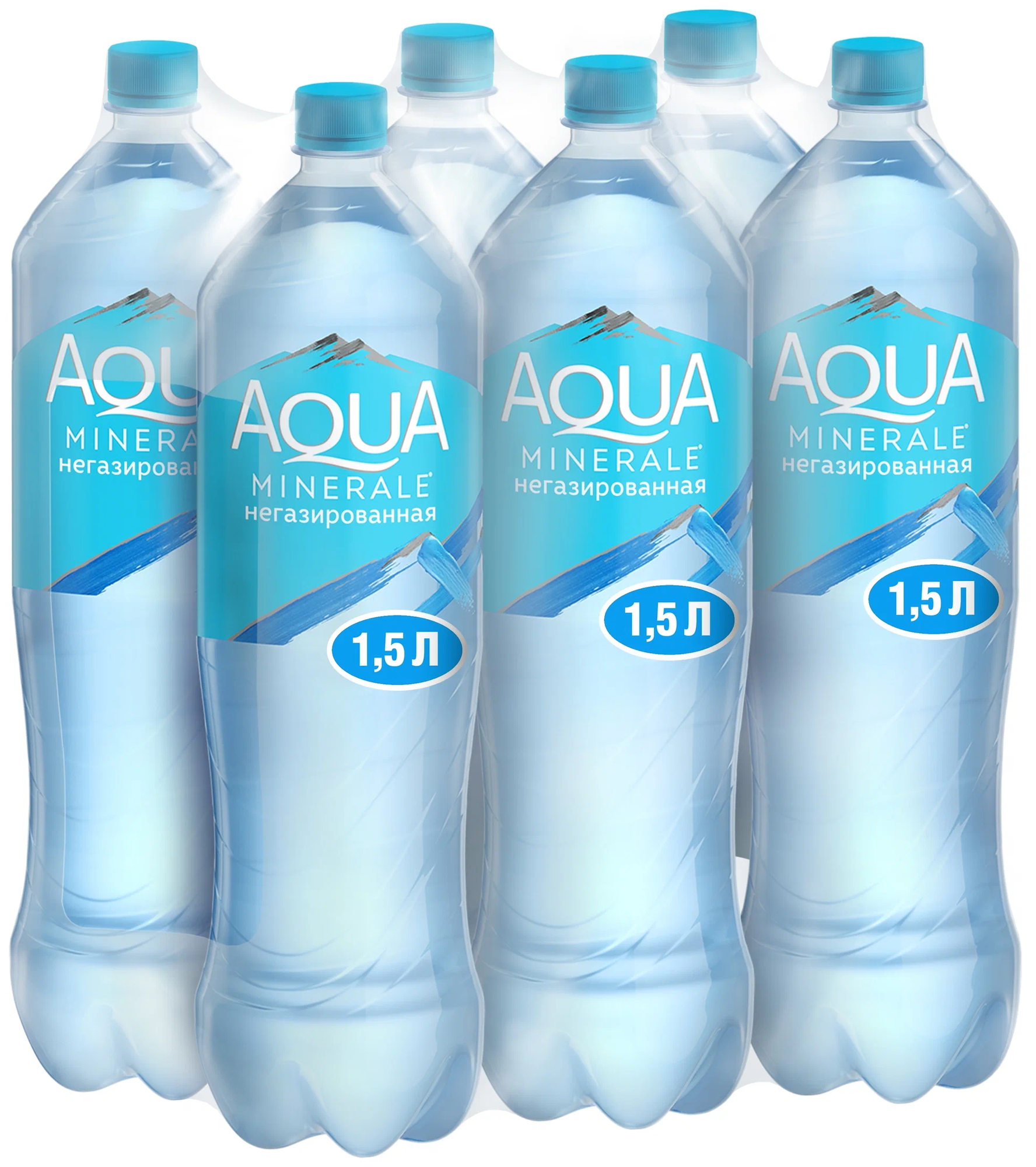 Вода Aqua Minerale Негазированная 1,5 л ПЭТ 6шт - фотография № 1
