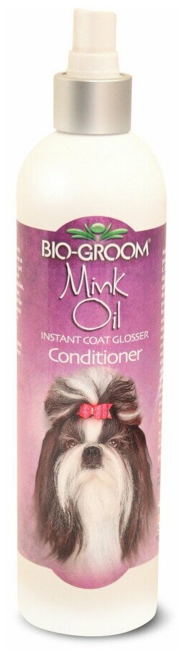 Bio-Groom Mink Oil спрей с норковым маслом для блеска и роста шерсти - 355 мл