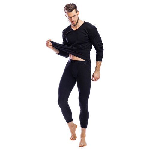 Футболка Uniconf, хлопок, однотонная, размер 50, черный