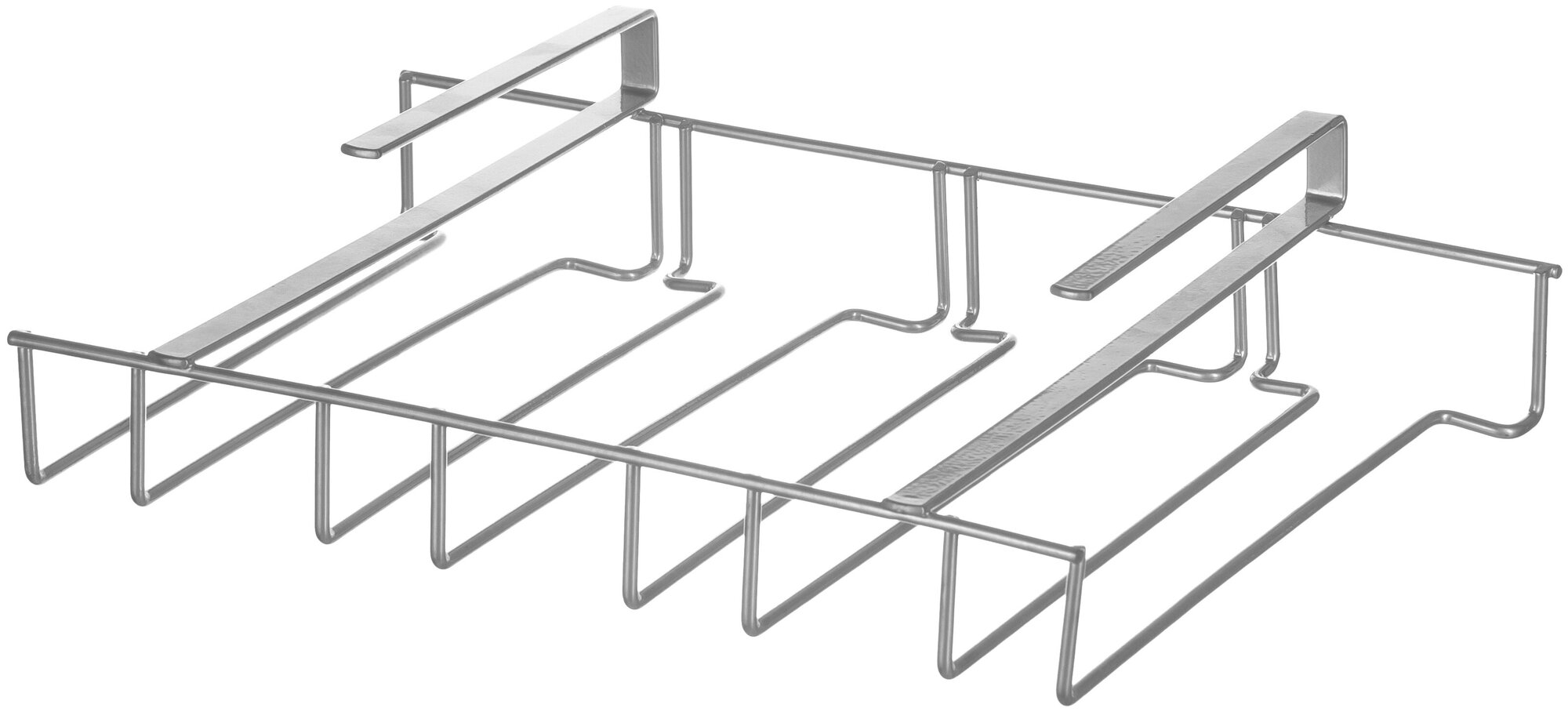Держатель для бокалов подвесной 35,5х25,5х7,5 см "Серебристый"