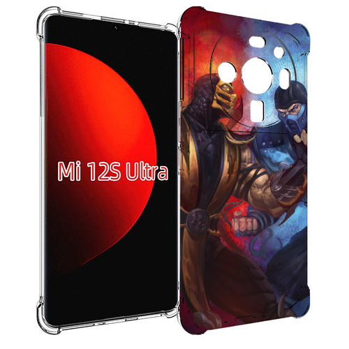 Чехол MyPads Mortal Kombat art для Xiaomi 12S Ultra задняя-панель-накладка-бампер