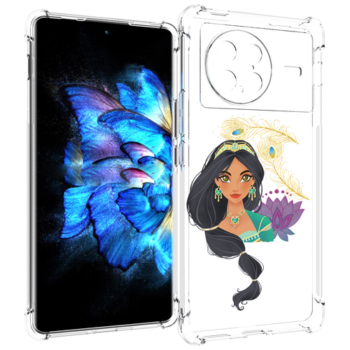 Чехол MyPads принцесса-из-алладина женский для Vivo X Note 5G задняя-панель-накладка-бампер