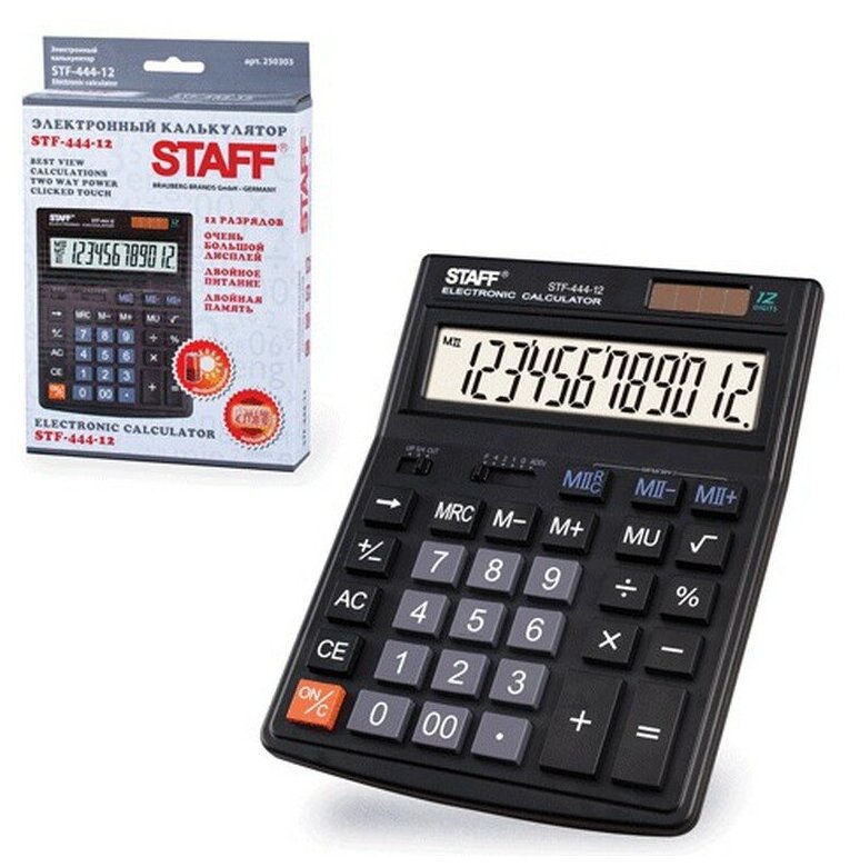 Калькулятор STAFF STF-444-12 (250303)