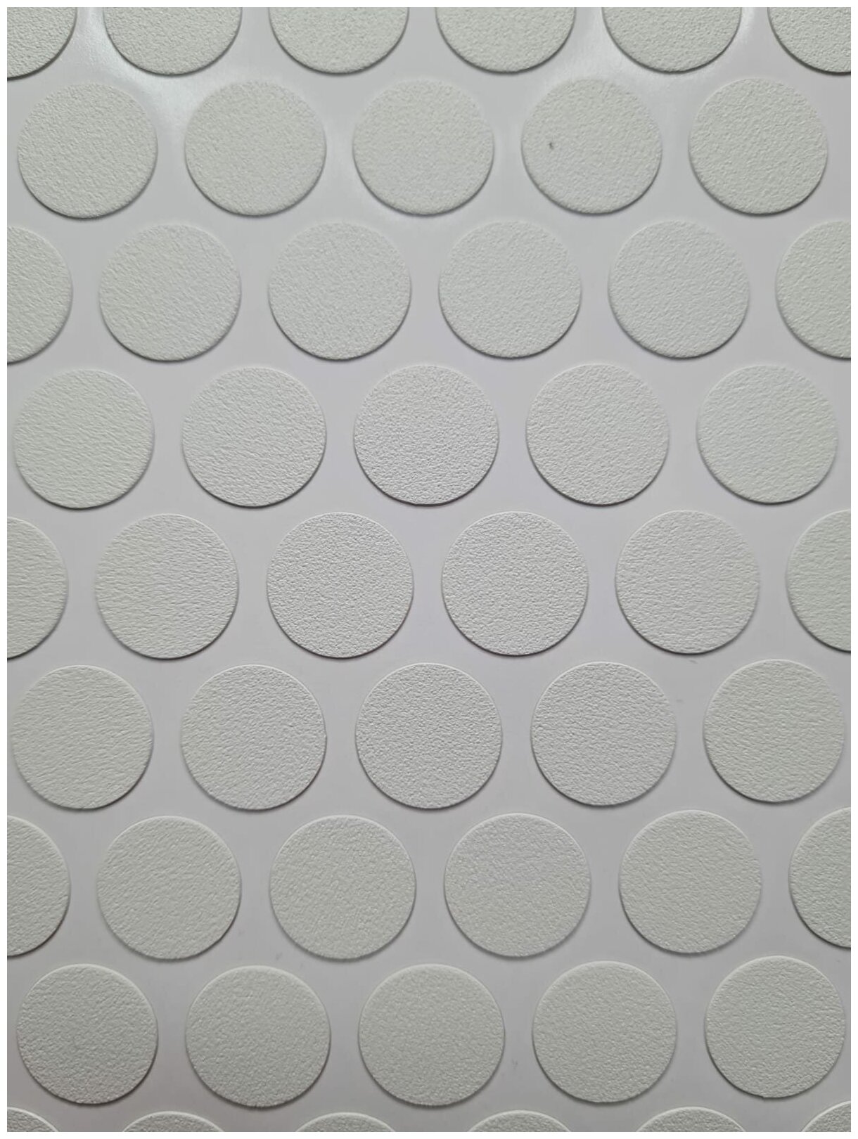 Заглушка декоративная мебельная самоклеящаяся, цвет Белый Глянец D 14 мм , 100шт (2 листа по 50шт) - фотография № 7