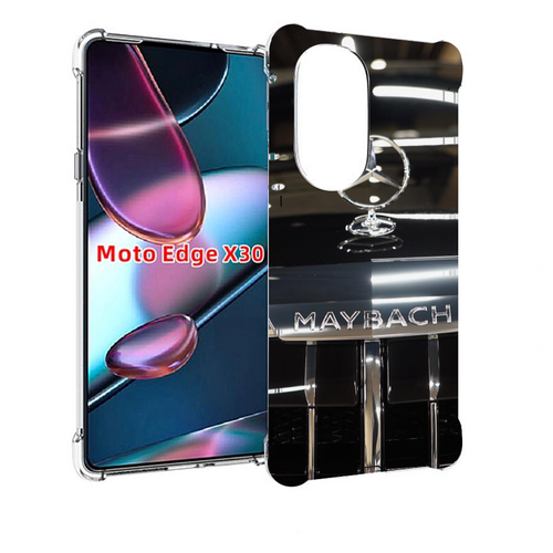 Чехол MyPads майбах-maybach-2 для Motorola Moto Edge X30 задняя-панель-накладка-бампер