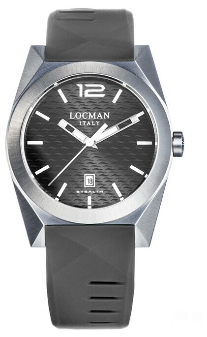 Наручные часы LOCMAN Stealth, серый, черный