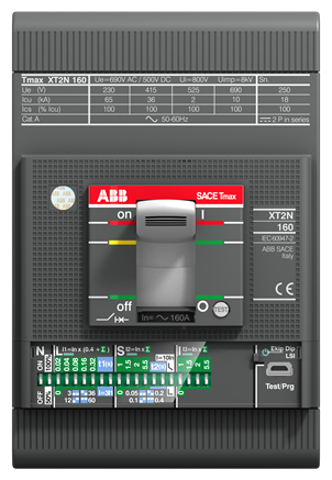 1SDA067056R1 Выключатель автоматический XT2N 160 Ekip LS/I In=63A 3p F F ABB - фото №3