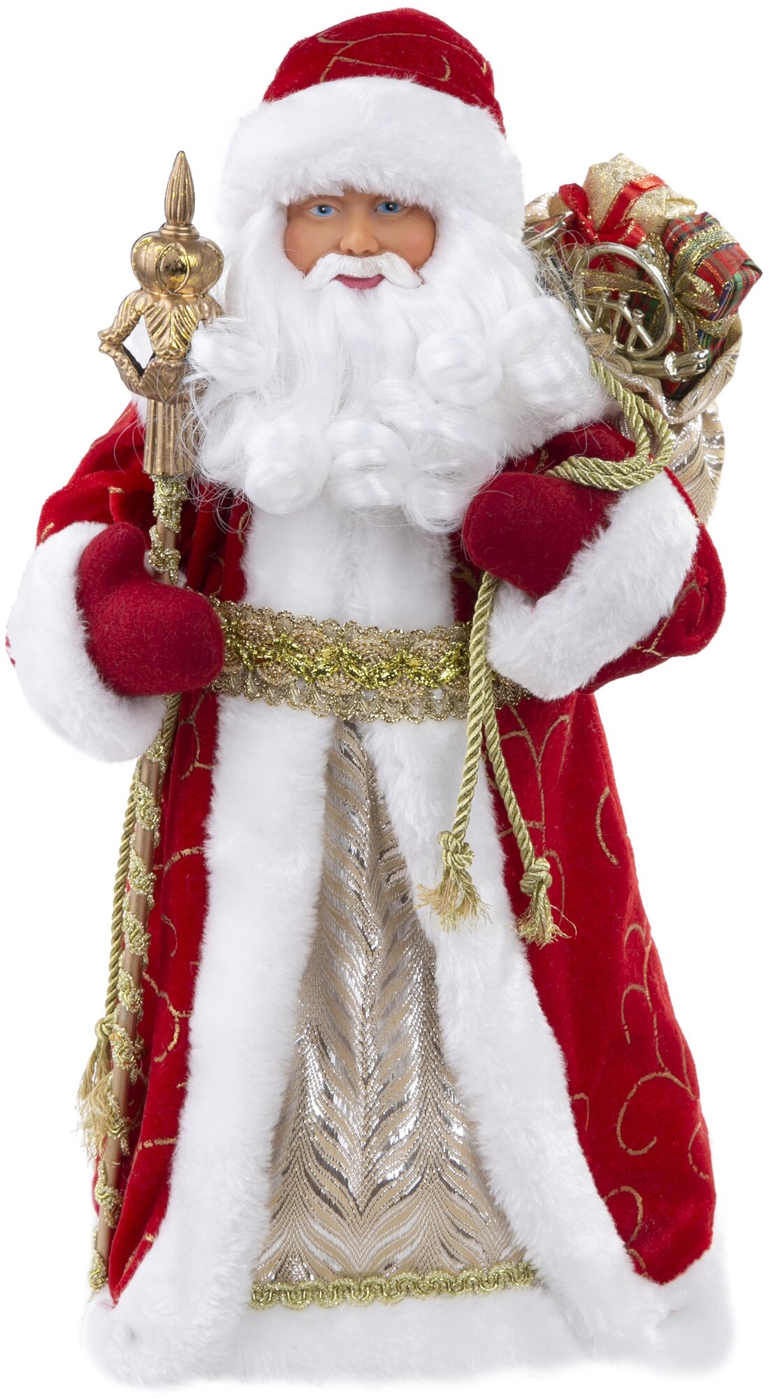 Фигурка Феникс Present Дед Мороз в красной шубке 88456 15.5x8.5x31.5 см