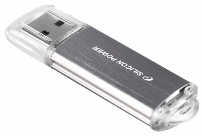 USB Flash Drive 32Gb - Silicon Power Ultima II I-Series Silver SP032GBUF2M01V1S