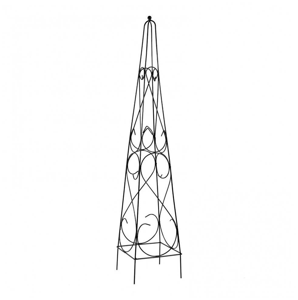 Palisad 69126 Пирамида садовая декоративная для вьющихся растений, 1,12 х 0,23 м, квадратная . - фотография № 3