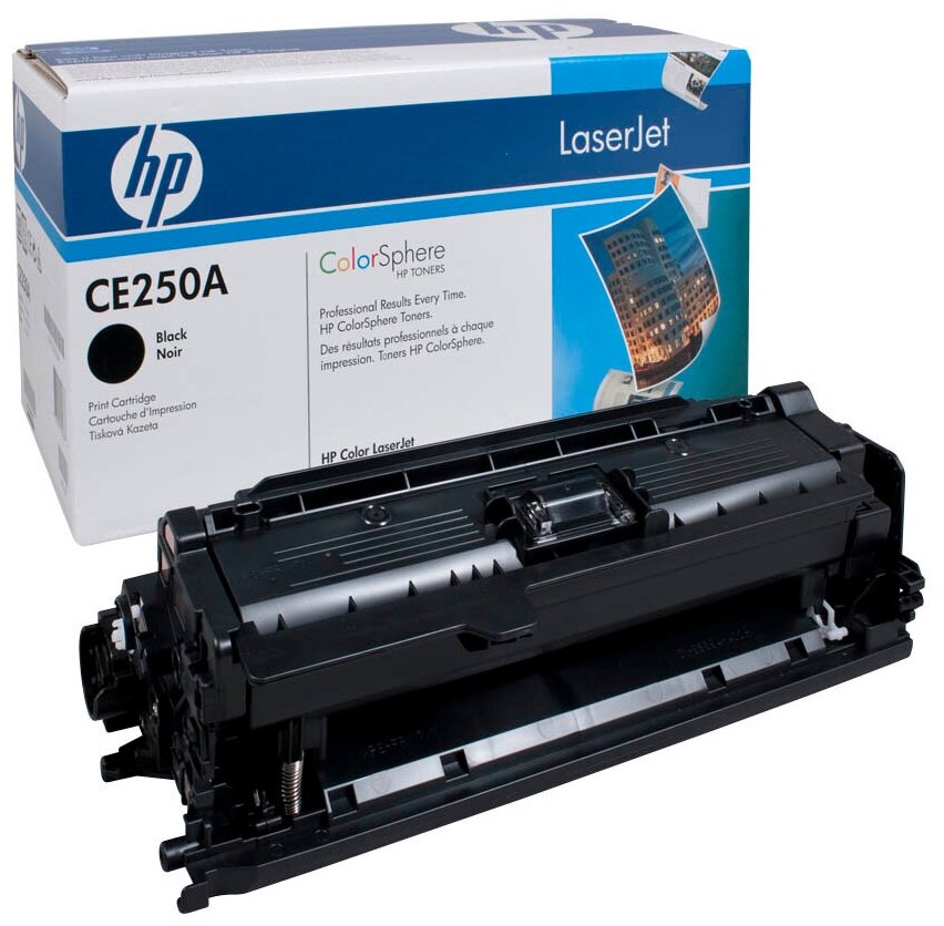 HP CE250A / 504A тонер-картридж оригинальный