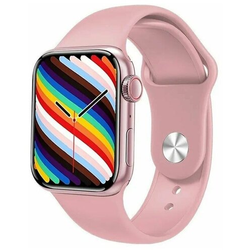 Умные смарт-часы Smart Watch X7 PRO 45mmНовинка 2022 с поддержкой Siri и беспроводной зарядкой Розовый 237900₽