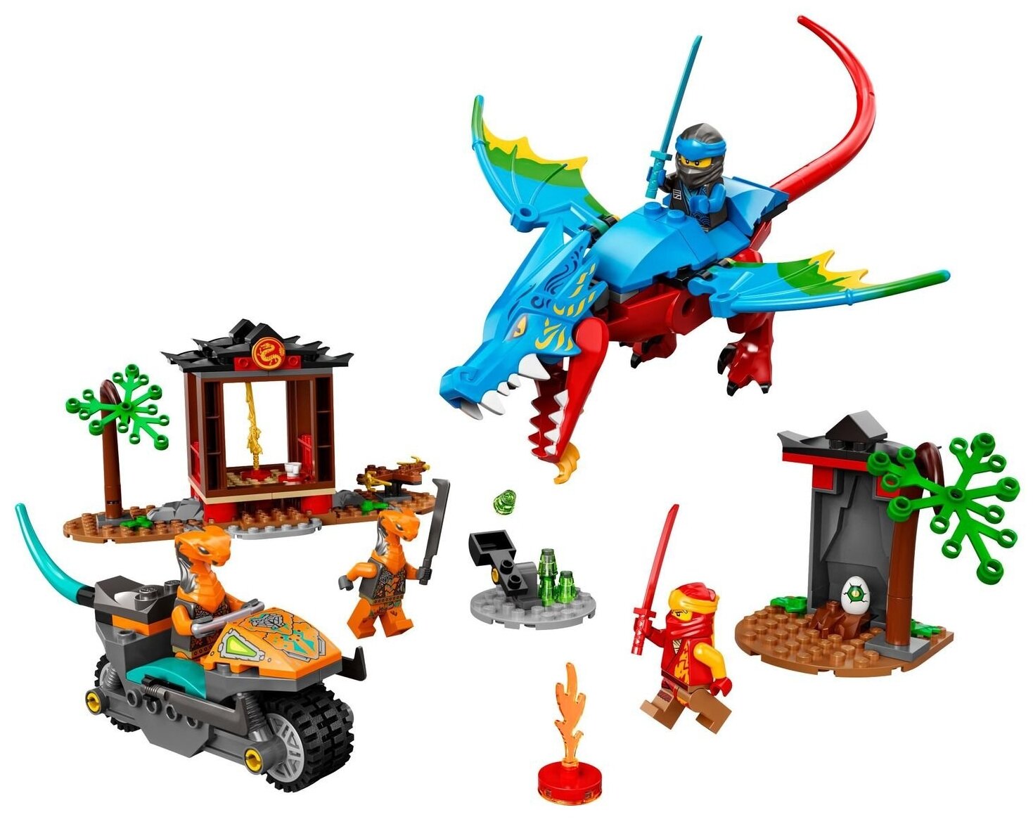Конструктор LEGO Ninjago "Драконий храм ниндзя" 71759 - фото №5