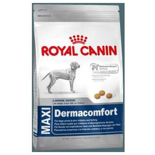 Сухой диетический корм для собак средних пород Royal Canin Medium Dermacomfort склонных к кожным раздражениям и зуду 3 кг.