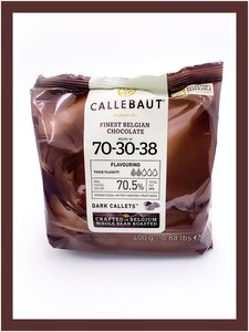 Шоколад Горький Callebaut "70-30-38" 400гр