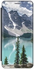 Чехол-книжка Озеро и горы на Xiaomi 12T / 12T Pro / Сяоми 12Т / 12Т Про черный