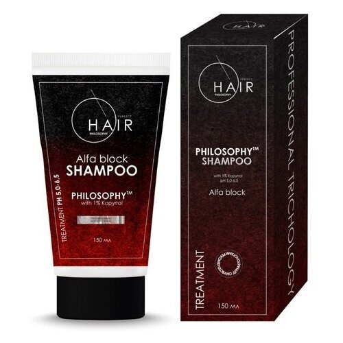 Perfect Hair PHILOSOPHY Шампунь против выпадения волос 1% копиррол Perfect Hair Alfa block shampoo with 1% kopirrol 150 мл
