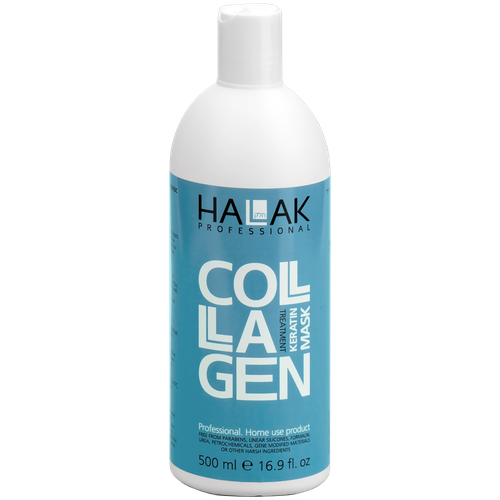 HALAK Professional Маска для восстановления и выпрямления волос Collagen Keratin mask 500 мл halak professional маска для восстановления и выпрямления волос collagen keratin mask 100 мл