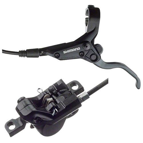 Тормоз SHIMANO, дисковый, j-kit, левый BL MT401)/передний DEORE BR MT410, 1000 мм, EMT4102JHFPRA100 тормоз дисковый shimano deore m6100 передний 1000мм j kit