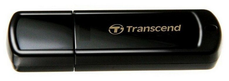 Флеш-память Transcend JetFlash 350, 16Gb, USB 2.0, чер, TS16GJF350, 1 шт.