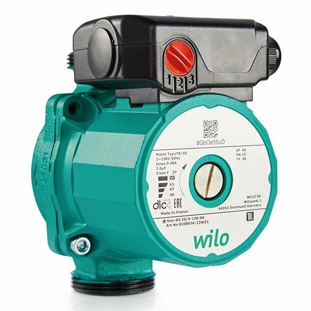 Циркуляционный насос Wilo Star -RS 25/6-130, чугунный корпус