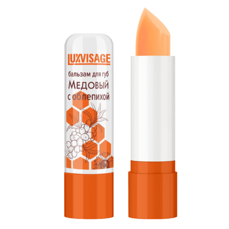 Lux visage бальзам для губ медовый с облепихой