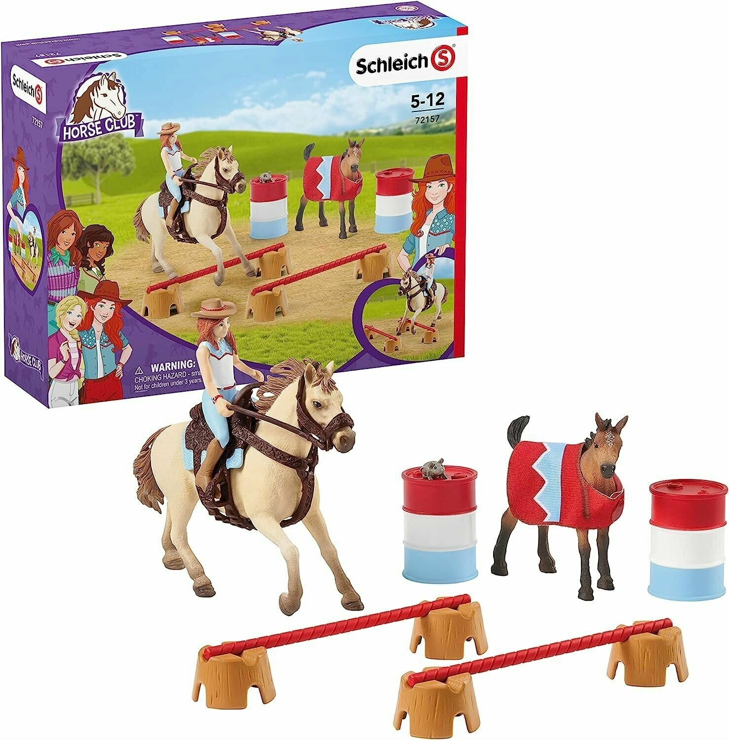 Фигурки Schleich Horse Club - Игровой набор Шляйх Первые шаги на ранчо Лошади 72157