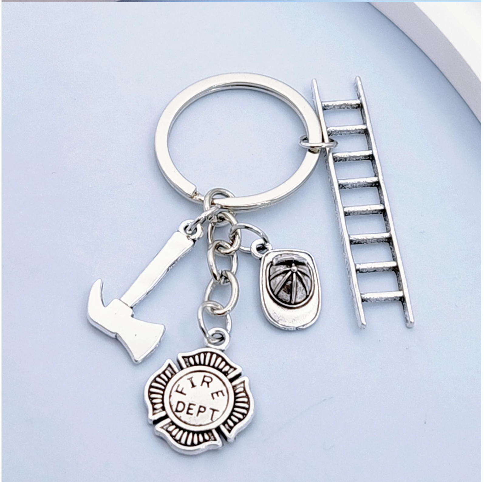 Брелок remove, серебристый меланж — фото 1