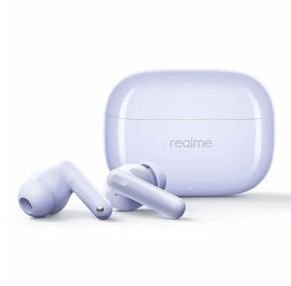 Беспроводные наушники TWS Realme Buds T310, 40 часов, технология ENC, purple — фото 1