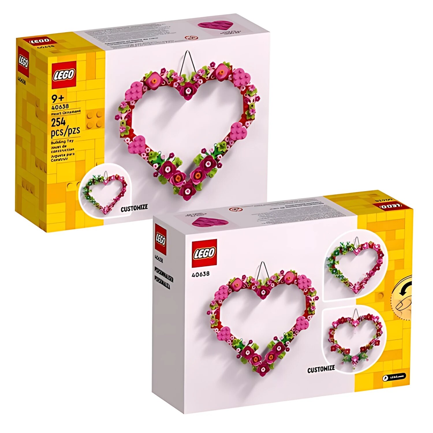Конструктор LEGO 40638 Сердце Орнамент — фото 1