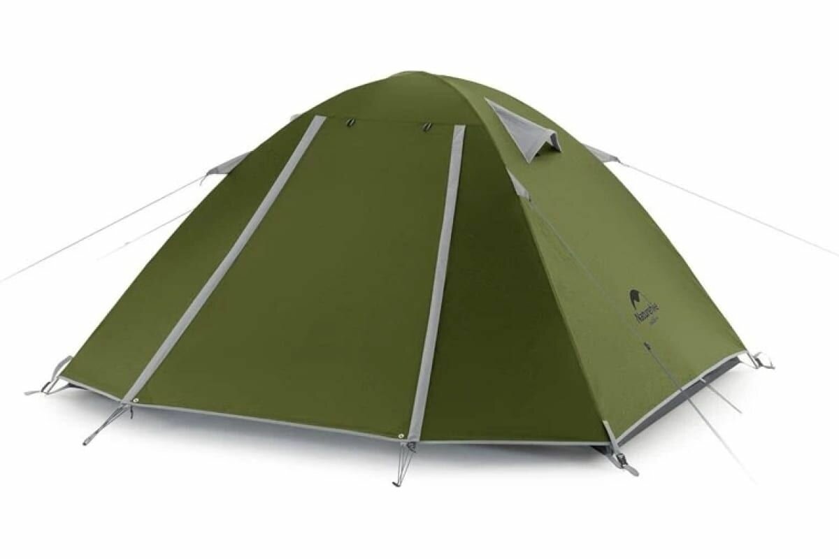 Палатка Naturehike P-Series Lightweigh 2-местная 210T Dark Green, 6927595783627