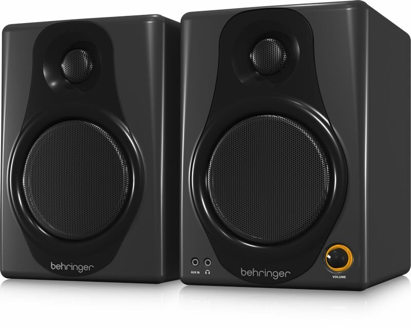 Behringer MEDIA 40USB студийные цифровые мониторы(пара), двухполосные, 150 Вт, управ. громкостью, два стерео входа
