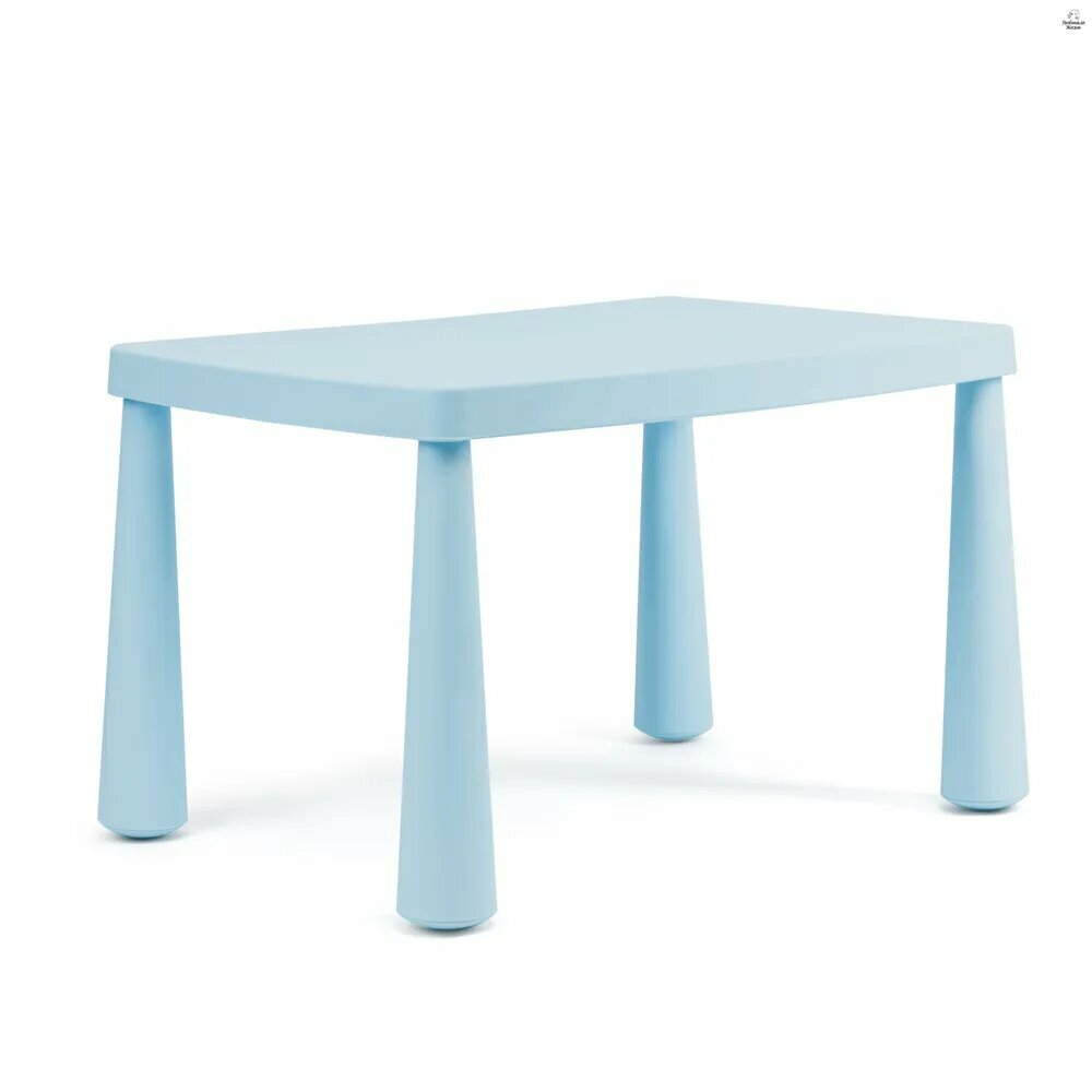 Детский стол LjM MINI BABYROX пластик 77x55x49 см голубой