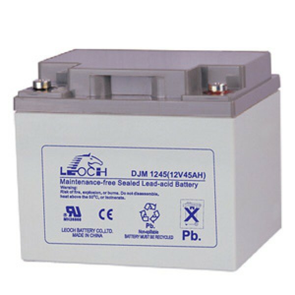 Аккумулятор LEOCH DJM1245, 45Ач, герметичный, свинцово-кислотный